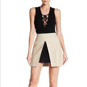 Brand new Alice + Olivia suede mini skirt! Size 4